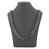 Thumbnail Image 5 of Men's Curb Chain Necklace 9mm Black Ion-Plated Stainless Steel 24&quot;