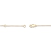 Thumbnail Image 3 of Children's Diamond Flower Bracelet 1/20 ct tw 14K Yellow Gold 6&quot;