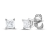 Thumbnail Image 1 of Diamond Solitaire Earrings 1/3 ct tw Princess-Cut 14K White Gold (I2/I)