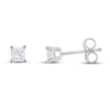 Thumbnail Image 2 of Diamond Solitaire Earrings 1/3 ct tw Princess-Cut 14K White Gold (I2/I)