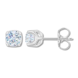 THE LEO First Light Diamond Solitaire Earrings 1-1/2 ct tw 14K Gold (I1/I)