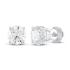 Thumbnail Image 1 of Diamond Solitaire Earrings 3 ct tw Round 14K White Gold (I2/I)