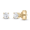 Thumbnail Image 2 of Diamond Solitaire Earrings 3/4 ct tw Round 14K Yellow Gold (I2/I)