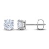 Thumbnail Image 1 of Diamond Solitaire Stud Earrings 1-1/5 ct tw Round 14K White Gold (I2/I)