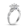 Thumbnail Image 2 of Vera Wang WISH Diamond Engagement Ring 1 ct tw Princess/Round 14K White Gold