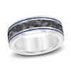 Thumbnail Image 1 of Men's Wedding Band Carbon Fiber/Tungsten 8.0mm