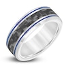 Thumbnail Image 2 of Men's Wedding Band Carbon Fiber/Tungsten 8.0mm