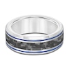 Thumbnail Image 3 of Men's Wedding Band Carbon Fiber/Tungsten 8.0mm