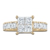 Thumbnail Image 3 of Diamond Engagement Ring 3-3/8 ct tw Princess 14K Yellow Gold