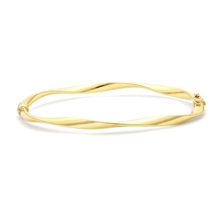 Italia D'Oro Twisted Bangle Bracelet 14K Yellow Gold | Jared