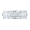 Thumbnail Image 3 of Men's Diamond Anniversary Band 1/2 ct tw Round 14K White Gold