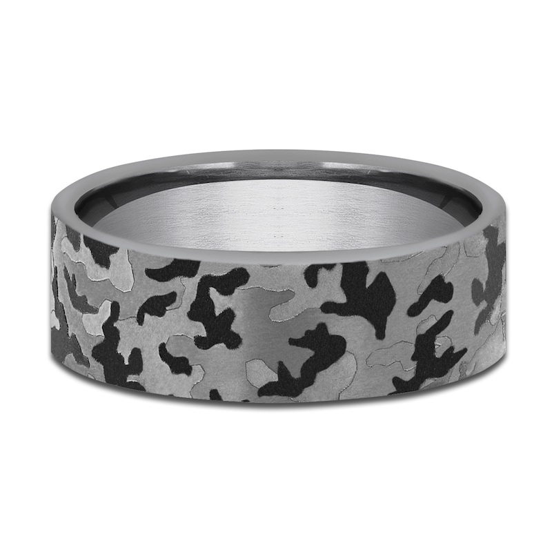 Main Image 3 of Men's Camo Wedding Band Tantalum 7.0mm