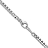 Thumbnail Image 3 of Solid Figaro Chain Necklace Platinum 16&quot; 2.5mm