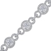 Thumbnail Image 1 of Princess, Marquise & Round Diamond Tennis Bracelet 4 ct tw 14K White Gold 7"