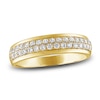 Thumbnail Image 1 of Diamond Pave Wedding Band 1/2 ct tw 14K Yellow Gold 5.0mm