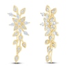 Thumbnail Image 2 of Pnina Tornai Diamond Climber Earrings 1 ct tw Round/Marquise 14K Yellow Gold