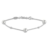 Thumbnail Image 2 of Yoko London Akoya Cultured Pearl & Diamond Accent Station Bracelet 18K White Gold 8&quot;