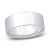 Thumbnail Image 1 of Flat Wedding Band Platinum 8mm