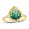 Thumbnail Image 1 of Le Vian Emerald Ombré Ring 1/4 ct tw Diamonds 14K Honey Gold