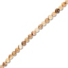 Thumbnail Image 3 of 1933 by Esquire Men's Natural Jasper Bead Bracelet 18K Yellow Gold-Plated Sterling Silver 8.5&quot;