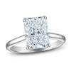 Thumbnail Image 1 of Radiant-Cut Lab-Created Diamond Solitaire Plus Engagement Ring 3 ct tw 14K White Gold (VS2/F)