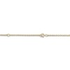 Thumbnail Image 3 of Diamond Accent Hearts Name Necklace 10K Yellow Gold 18"