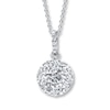 Thumbnail Image 0 of Diamond Necklace 2 ct tw Round 14K White Gold