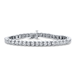 Diamond Tennis Bracelet 6 ct tw Round 14K White Gold