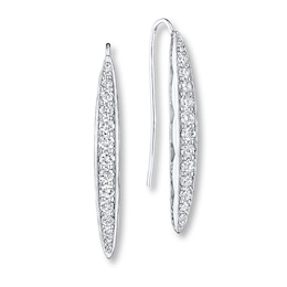 Tacori Diamond Earrings 3/4 ct tw Sterling Silver/18K Gold