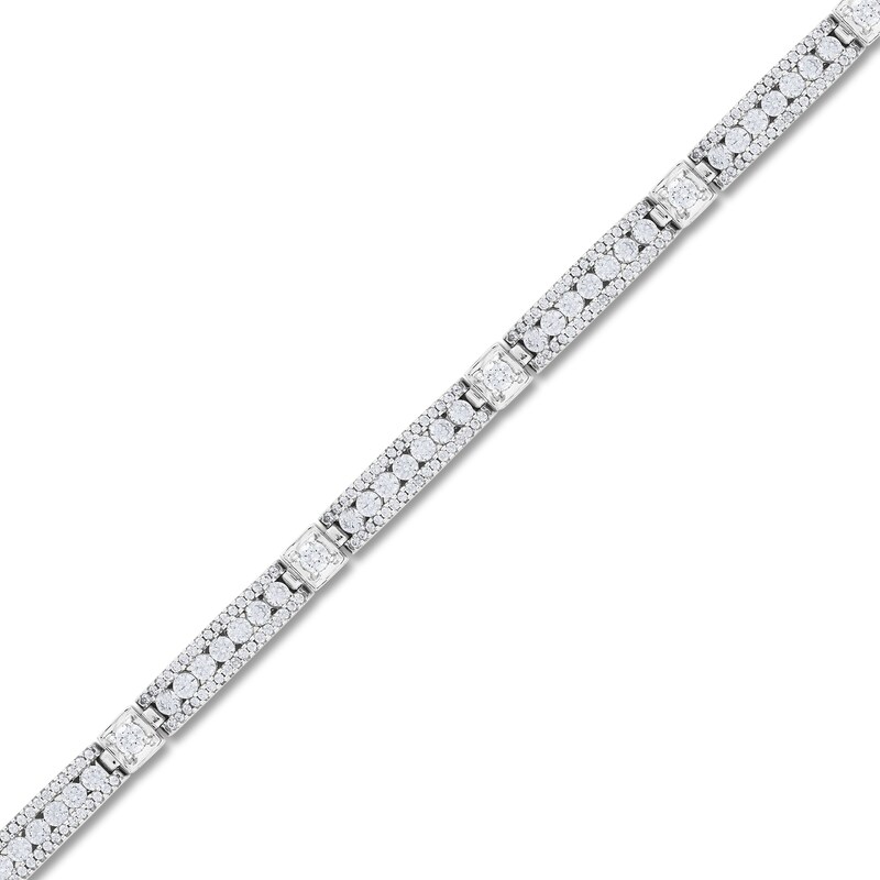 Diamond Bracelet 5 ct tw Round 14K White Gold | Jared