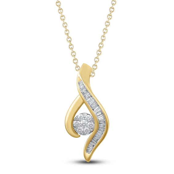 Diamond Editions Necklace 1/6 ct tw 10K Two-Tone Gold | Jared