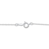 Thumbnail Image 3 of Diamond Cross Necklace 1/6 ct tw Round 10K White Gold