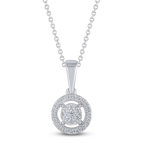 6.00 ct White Gold Diamond Necklace