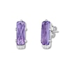 Thumbnail Image 1 of Tacori Amethyst Earrings Diamond Accents Sterling Silver