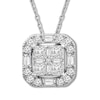 Thumbnail Image 1 of Diamond Necklace 1 carat tw 14K White Gold