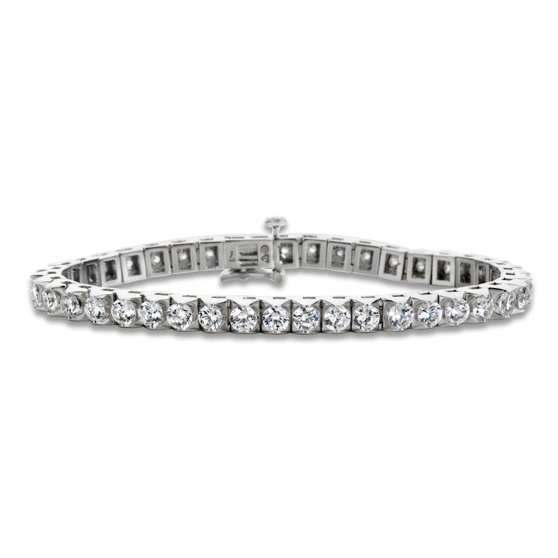 Diamond Tennis Bracelet 4 ct tw Round 14K White Gold