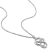 Thumbnail Image 2 of Diamond Necklace 1/20 ct tw Round Sterling Silver