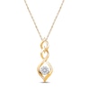 Thumbnail Image 1 of Diamond Necklace 1/10 ct tw Round 10K Yellow Gold