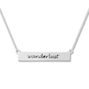 Thumbnail Image 2 of Diamond Bar Wanderlust Necklace Sterling Silver