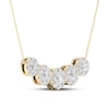 Thumbnail Image 1 of Diamond Necklace 1 1/2 ct tw Round 14K Yellow Gold