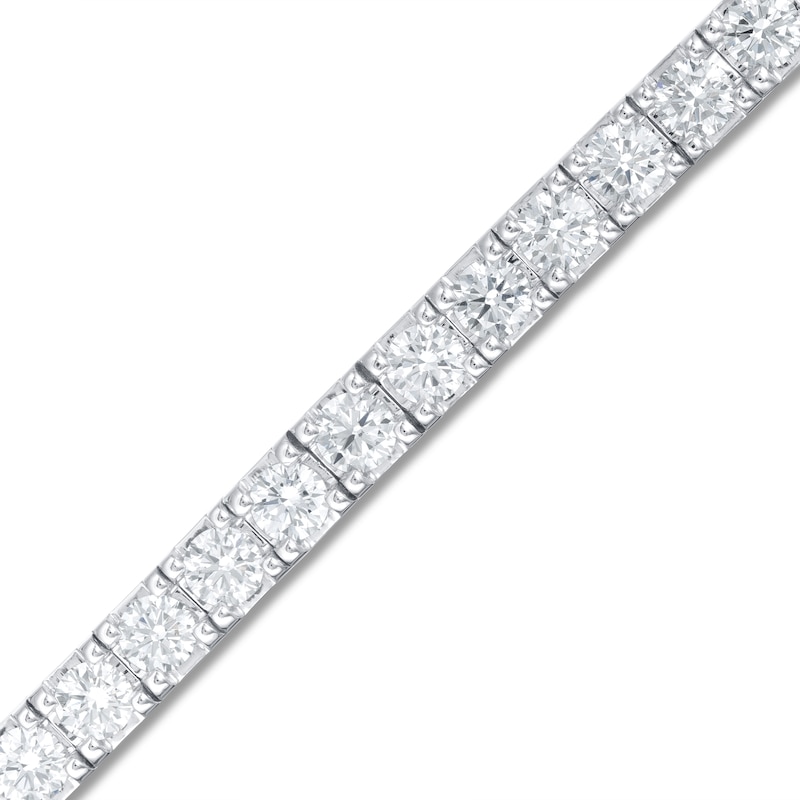 1.44 ct Mens Axel Diamond Rubber Bracelet-Certified Jewelry 18K Gold / Lab Grown Diamonds / White Gold