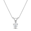 Thumbnail Image 1 of Certified Diamond Solitaire Necklace 1/4 ct tw Round 18K White Gold (SI2/I)