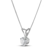 Thumbnail Image 2 of Certified Diamond Solitaire Necklace 1/4 ct tw Round 18K White Gold (SI2/I)