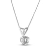 Thumbnail Image 3 of Certified Diamond Solitaire Necklace 1/4 ct tw Round 18K White Gold (SI2/I)