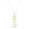 Thumbnail Image 1 of Diamond Necklace 1/4 ct tw Round 10K Yellow Gold