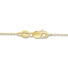 Thumbnail Image 4 of Diamond Necklace 1/4 ct tw Round 10K Yellow Gold