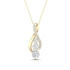 Thumbnail Image 1 of Diamond Necklace 1/2 ct tw Round 10K Yellow Gold