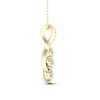 Thumbnail Image 2 of Diamond Necklace 1/2 ct tw Round 10K Yellow Gold