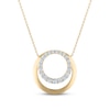 Thumbnail Image 1 of Diamond Necklace 3/4 ct tw Round 10K Yellow Gold