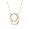 Thumbnail Image 2 of Diamond Necklace 3/4 ct tw Round 10K Yellow Gold